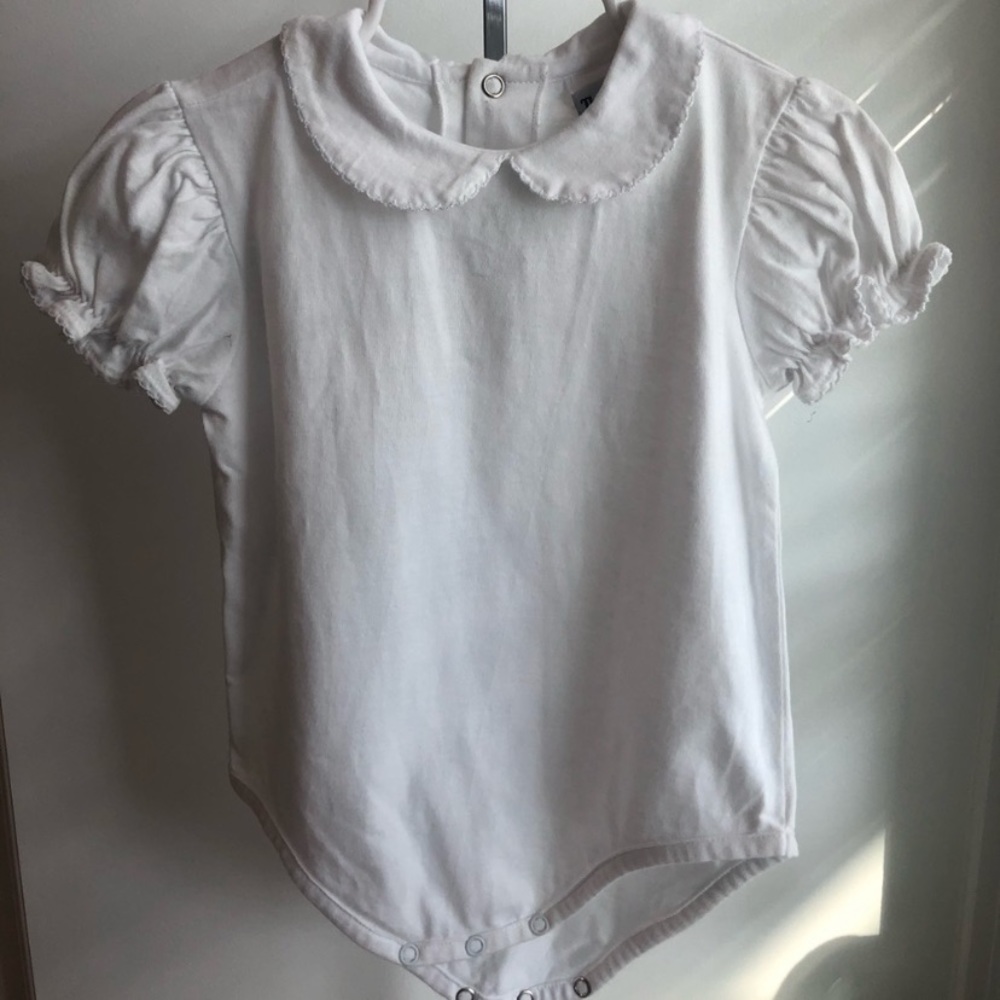 Peter Pan Collard Body Suit